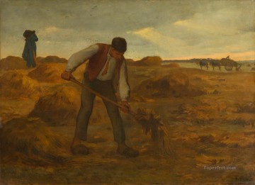 ジャン・フランソワ・ミレー Painting - 肥料を撒く農民 バルビゾン 自然主義 リアリズム 農民 ジャン・フランソワ・ミレー